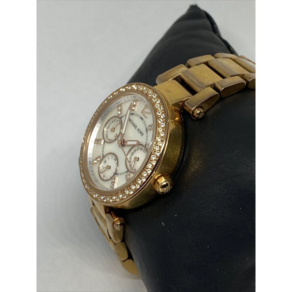 Michael Kors Parker MK5616 Womens Stainless Steel Analog Dial Quartz Watch UC790 - Picture 4 of 12